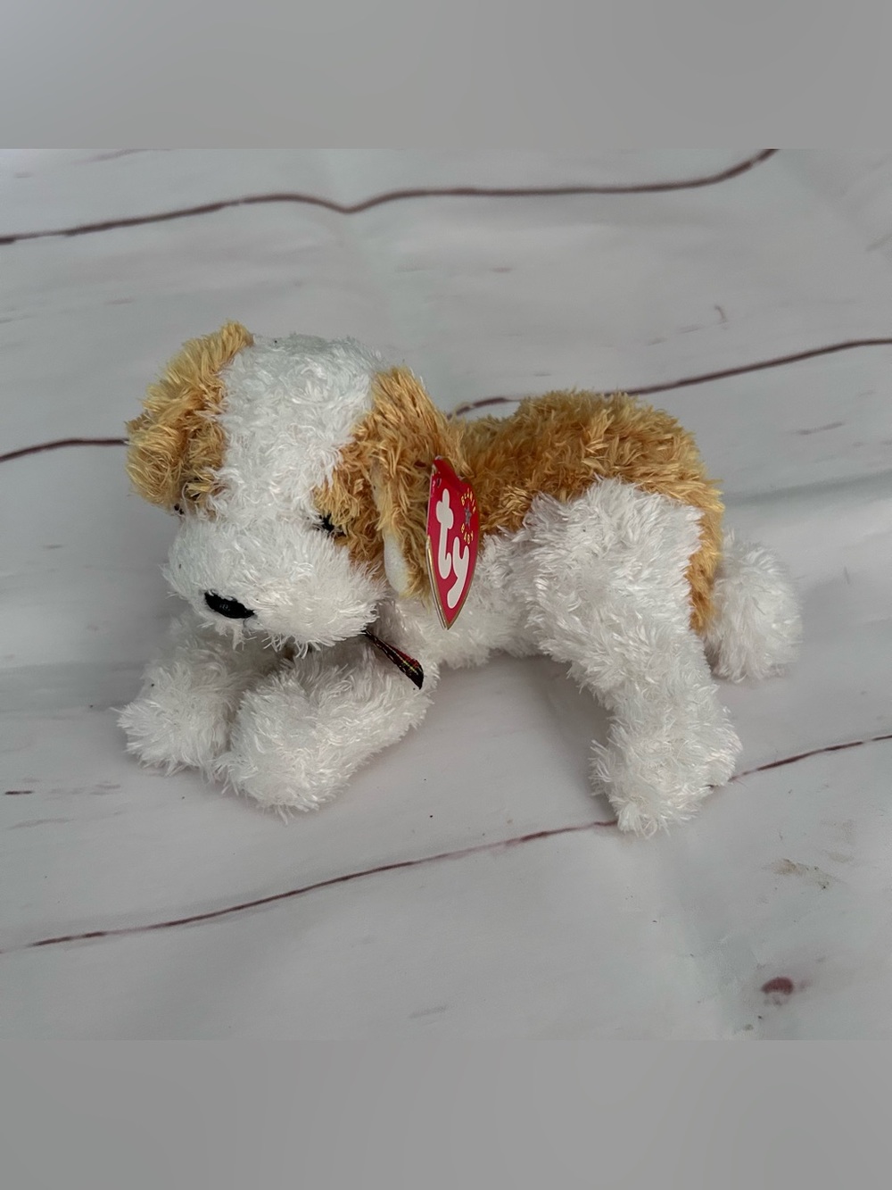 Ty Beanie Babies • “Darling” Russell Terrier Plush Toy (w/date code error)